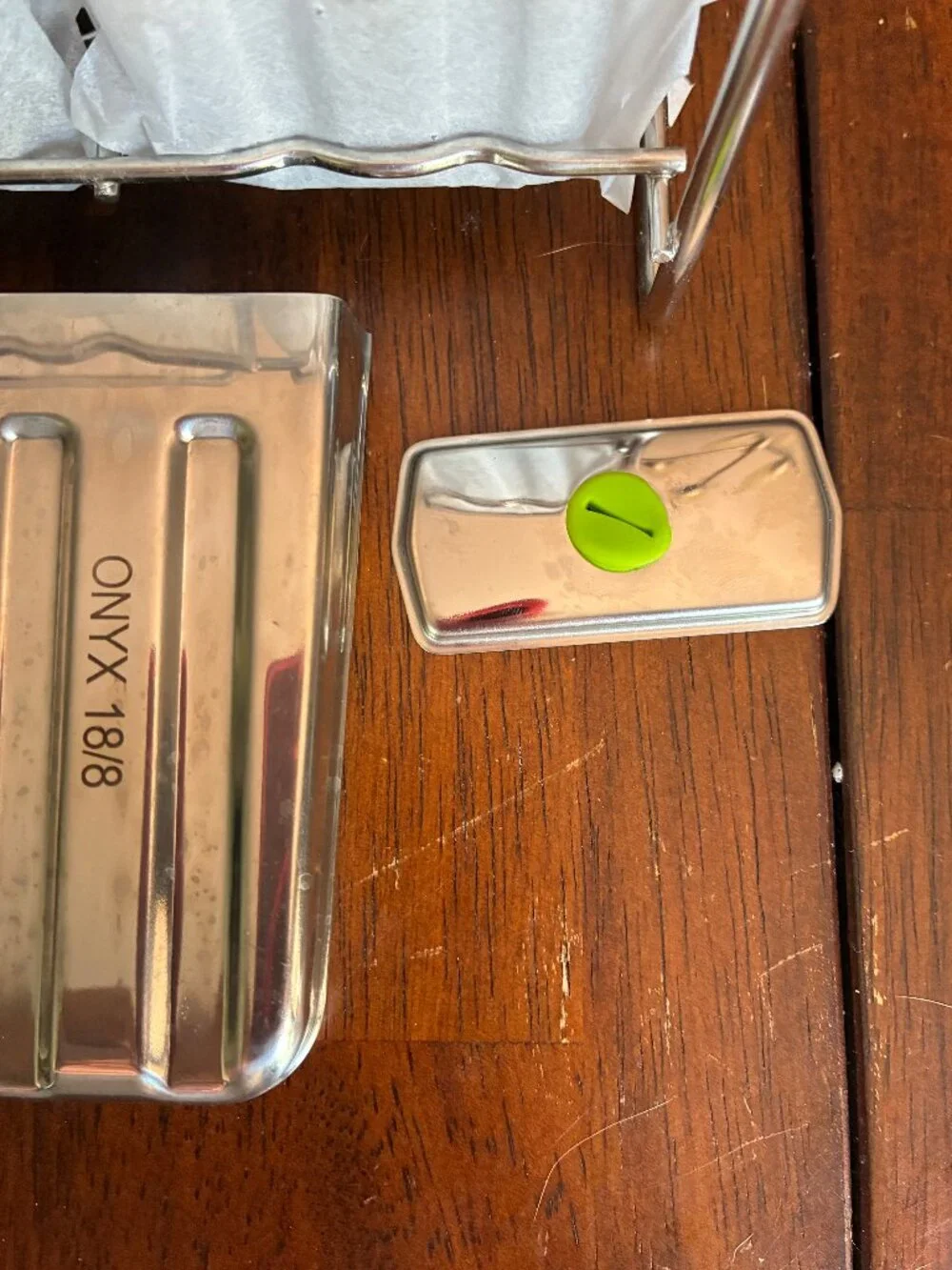 Onyx Stainless Steel Popsicle Molds